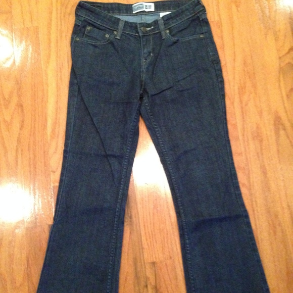 Levis Signature Size 4 Women bootcut 28 x 27 blue jeans stretch 5 pocket Western - Picture 2 of 8